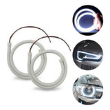 2 Kit Barra Led 50cm Flexível Farol Drl Luz Diurna Neon 12v