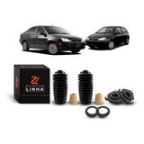 2 Kit Batente Coxim Dianteiro Ford Focus 2001 2002 2003 2004