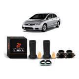 2 Kit Coxim Batente Amortecedor Dianteiro Civic 2007 2008 09