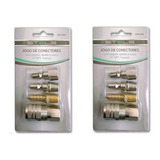 2 Kit Jogo De Engate Rápido 4 Peças Rosca 1 4 Npt Compressor