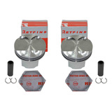 2 Kit Pistão 0 25 Honda Cb 500 2014 Diante Marca Retpins
