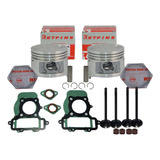 2 Kit Pistão Anel Válvulas Retentor Yamaha Virago 250 0 50