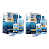2 Kit Renu Advanced Solução De Limpeza Lentes De Contato