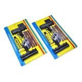 2 Kit Reparo Conserto Pneu S Câmera 3 Macarrões Carro Moto