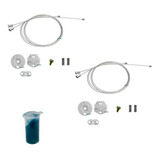 2 Kit Reparo Maquina De Vidro Eletrico Do Astra Traseiro