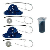 2 Kit Reparo Maquina Vidro Eletrico Esq C arraste Saveiro G5