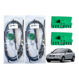 2 Kit Reparo Vidro Elétrico Audi A3 2 Portas 2 Arraste