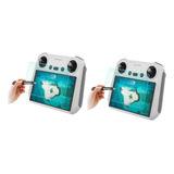 2 Kit s Proteção Display Dji Rc Rc2 Película Vidro De Tela