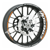 2 Kits Adesivo Logos Roda Refletivo Honda Cb650f Cb Twister
