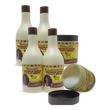 2 Kits Afro Hair Para Crespos E Cachos 6x500ml Maycrene