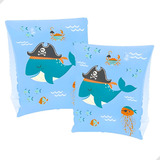 2 Kits Boia De Braço Infantil Até 30kg Praia Piscina Natação