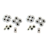 2 Kits Borrachas Reparo Para Controle Ps4