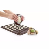2 Kits Forma De Macaron Com Tapete Silicone Molde Bem Casado