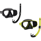 2 Kits Mergulho Máscara Dua Snorkel Seasub Cores