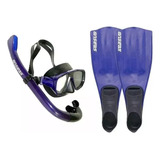 2 Kits Mergulho Seasub Mascara snorkel E Nadadeiras 38 E 43
