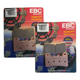 2 Kits Pastilha De Freio Ebc Fa390hh Honda Cbr 600 Rr 2007