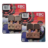 2 Kits Pastilha Diant Ebc Fa417 4hh Kawasaki Zx 6r 600 2008
