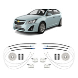 2 Kits Reparo Máquina Vidro Dianteira Cruze 2011 2013 2014
