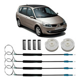 2 Kits Reparo Máquina Vidro Dianteira Scenic 4p 2000 A 2010