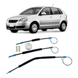 2 Kits Reparo Maquina Vidro Dianteiro 4p Polo 0316