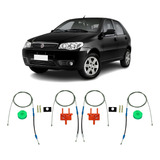 2 Kits Reparo Máquina Vidro Dianteiro Palio Fire 2012 A 2017