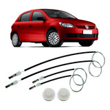 2 Kits Reparo Máquina Vidro Elétrico Dianteira Gol G5 4p