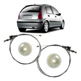 2 Kits Reparo Máquina Vidro Traseira C3 2005 2006 2007 2009