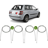 2 Kits Reparo Máquina Vidro Traseira Stilo 2003 A 2010 2011