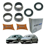 2 Kits Rolamento Eixo Traseiro Peugeot 206 47mm 1999 A 2010