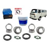 2 Kits Rolamentos Roda Dianteira Kombi 1982 A 2013 Skf
