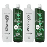 2 Kits Semi Definitiva Vegano Tróia Hair 4 X 1litro Original