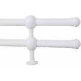 2 Kits Varão Duplo 2 E 3 Mts 19 Mm P Cortinas Diversas Cores