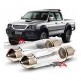 2 Lampada Da Luz Placa Lampada Mitsubishi L200 2001 Até 2007