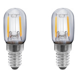 2 Lampada Led 1 5w 127v E 220v E14 Geladeira E Microondas