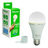 2 Lâmpadas Led Inteligente Emergência Recarregável Bivolt