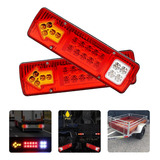 2 Lanterna Traseira Led F1000 F4000 F250 Carroceria Madeira
