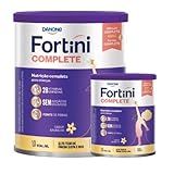 2 Latas Fortini Complete Suplemento Infantil Em Pó Danone Baunilha 800gr