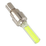 2 Led Neon Bicos Pino De Válvula Roda Bicicleta Moto Bike