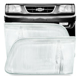 2 Lente Vidro Farol S10 S 10 Blazer 1996 1997 98 99 2000 Par
