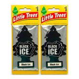 2 Little Trees Original Aromatizador Black Ice   Little Tree