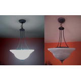 2 Lustre Pendente Com Cupula Murano