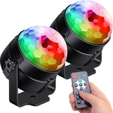2-luz Led De Feseta Globo Colorido Rgb Laser Iluminação Dj