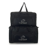 2 Malas Sacola Bolsa Viagem Conjunto Grande E Extra Grande