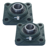 2 Mancal Quadrado Com Rolamento Ucf206 20 1 1 4 31 75mm