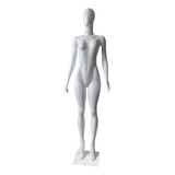 2 Manequins Feminino Branco Cabeça De Ovo Completo 3 Braços