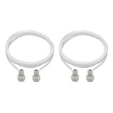 2 Mangueiras Para Chopeira Conexões 5 8 X 3 8 Engate Rápid