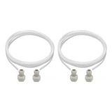 2 Mangueiras Para Chopeira Conexões 5 8 X 3 8 Engate Rápido