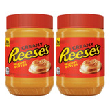 2 Manteiga Pasta Amendoim Reeses 510g Hershey Creme Amendoim