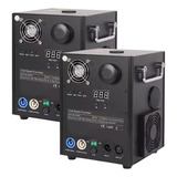 2 Maquina De Faisca Fog Fogo Dmx 600w Pó De Titânio Festa