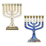 2 Menorah Candelabro Judaico Pequenos 1